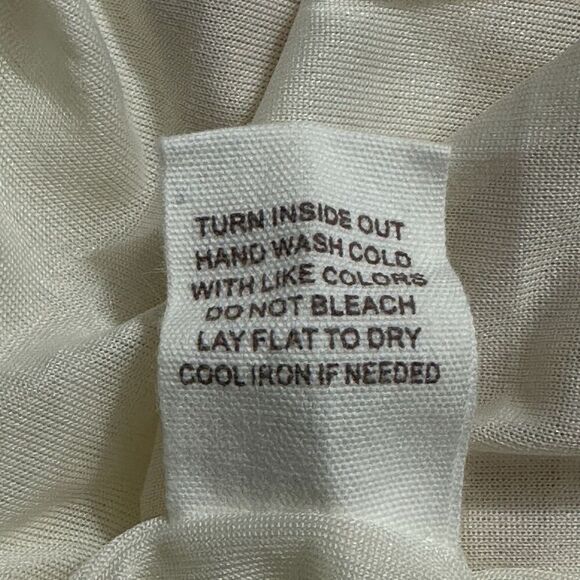 By the River Anthropologie Womens Dress S Peach Blush Tie Dye Swiss Dot Boho - Picture 16 of 16